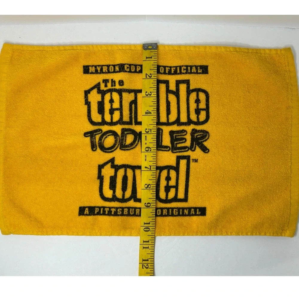Myron Cope Official Terrible Toddler Towel Pittsburgh‎ Steelers Yellow
